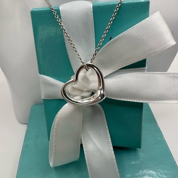 Tiffany & Co. Jewelry - 💯authentic Open Heart Necklace